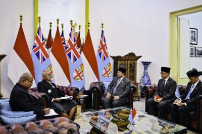 PM Rabuka Apresiasi Dukungan Indonesia dalam Menjaga Kedaulatan dan Pembangunan Regional