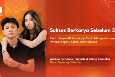 Sukses Berkarya Sebelum 30: Cerita Inspiratif Pasangan Muda Mengembangkan Potensi Sepatu Lokal Lewat Shopee