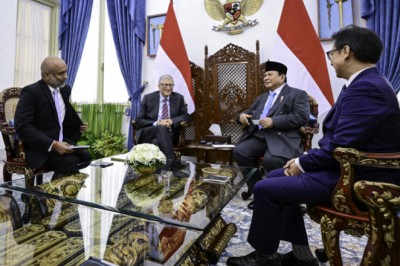 Presiden Prabowo Terima Kunjungan Bill Gates di Istana Merdeka