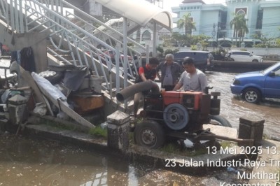 Optimalkan Pompa Portable, Pemkot Semarang Berhasil Kendalikan Genangan