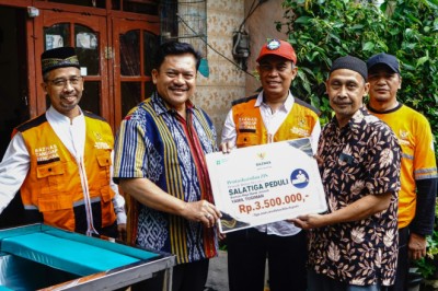 Atap Rumah Ambrol Diterjang Hujan, Pemkot Salatiga Berikan Bantuan kepada  Warga Terdampak