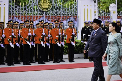 Tiba di Government House Thailand, Presiden Prabowo Disambut dengan Upacara Resmi