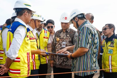 Luthfi-Yasin Cek Pembangunan Kolam Retensi Terboyo dan Sriwulan