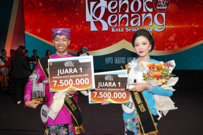 Sevaldo-Mutia Terpilih Sebagai Denok Kenang Kota Semarang