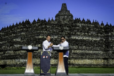 Indonesia–Prancis Luncurkan Kemitraan Strategis Kebudayaan di Candi Borobudur