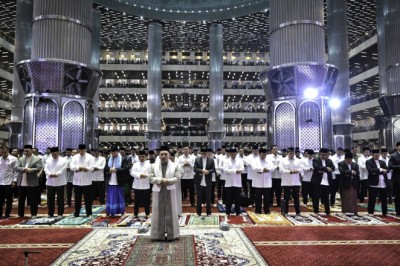 Presiden Prabowo Subianto Salat Iduladha 1446 Hijriah di Masjid Istiqlal Jakarta