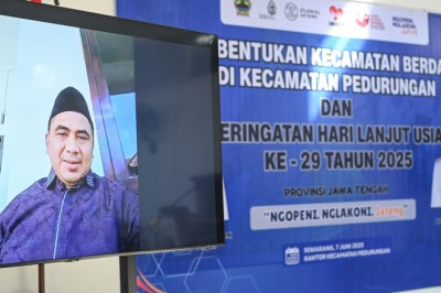Resmikan Kecamatan Berdaya di Pedurungan, Gus Yasin : Ruang Kreatif dan Perlindungan Kelompok Rentan