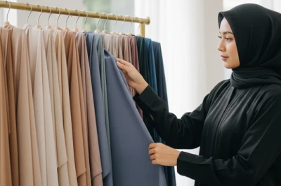 Gamis Hitam Cocok dengan Warna Jilbab Apa? Cek Pilihannya!