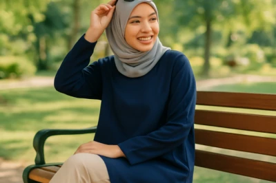 Baju Navy Cocok dengan Jilbab Warna Apa? Ini 11 Inspirasinya