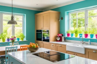 10+ Pilihan Warna Cat Dapur yang Cerah Agar Terlihat Luas