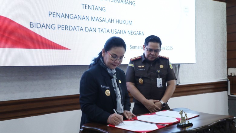 Perkuat Tata Kelola Pemerintahan Agustina, Wali Kota Semarang Tanda Tangani Kerja Sama dengan Kejaksaan Negeri