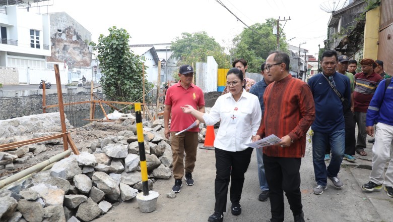 Atasi Banjir, Wali Kota Semarang, Agustina Wilujeng Bangun Rumah Pompa Baru di Petudungan