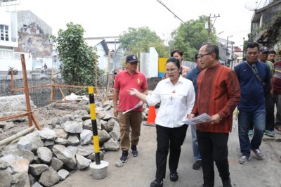Atasi Banjir, Wali Kota Semarang, Agustina Wilujeng Bangun Rumah Pompa Baru di Petudungan