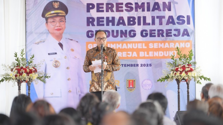 Wakil Wali Kota Resmikan Kembali Gereja Blenduk, Ikon Heritage Kota Semarang