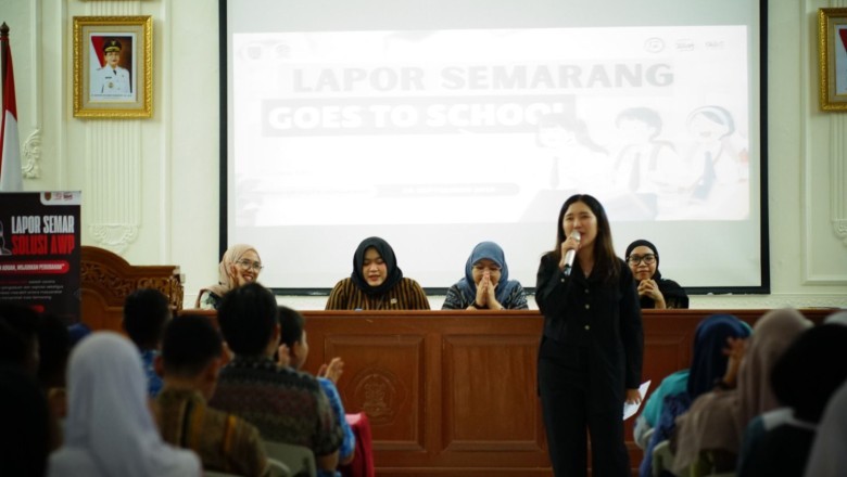 Kenalkan Kanal Aduan dan Layanan Darurat, Pemkot Semarang Gelar Lapor Semarang Goes to School
