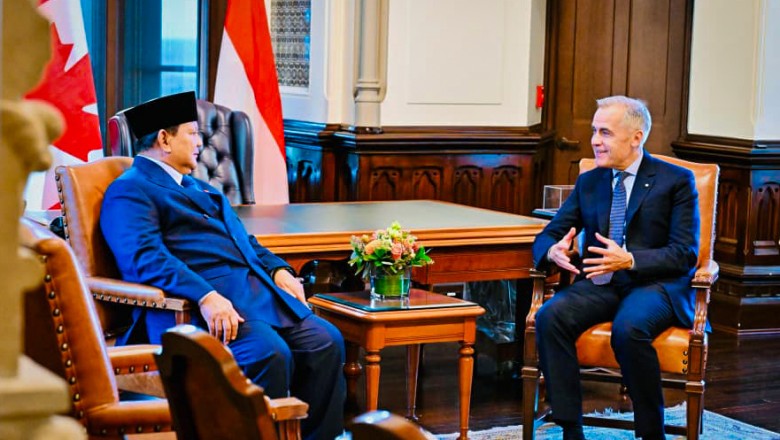 Momen Kehangatan Diplomasi: Presiden Prabowo Hadiri Jamuan Makan Malam PM Kanada