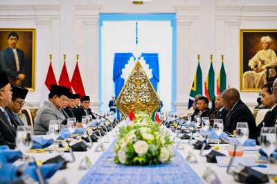 Diplomasi Kuliner Hangatkan Pertemuan Presiden Prabowo dan Presiden Ramaphosa di Istana Merdeka