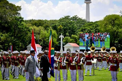Presiden Prabowo Sambut Presiden Ramaphosa: Persahabatan Dunia Selatan yang Semakin Erat