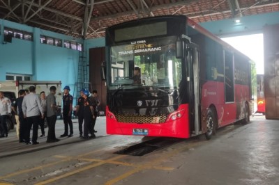 Bus Listrik Trans Semarang Mulai Uji Coba Hari Ini, Warga Bisa Naik Gratis!