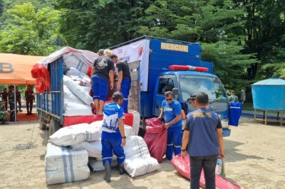 Bantuan Logistik dan Personel Jateng Tiba di Sumbar, Tim Langsung Bantu Pemulihan Pascabencana