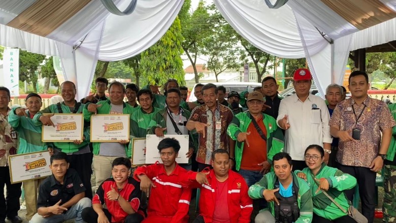 Pengemudi Ojol di Jepara Dapat Servis dan Ganti Oli Gratis, Baznas Bantu Ringankan Beban Operasional