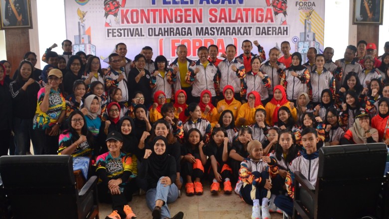 Wali Kota Lepas 244 Atlet Salatiga untuk FORDA Jateng 2025, Target Masuk Lima Besar