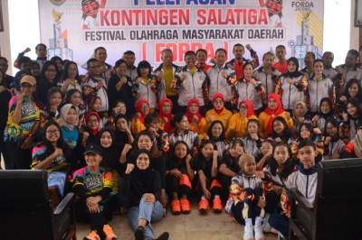 Wali Kota Lepas 244 Atlet Salatiga untuk FORDA Jateng 2025, Target Masuk Lima Besar