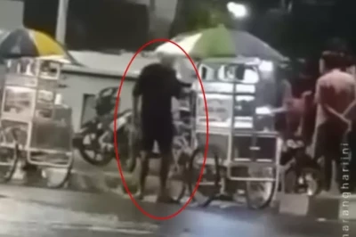 Pria Bersenjata Celurit Resahkan Pedagang di Jembatan Banjir Kanal Barat Semarang