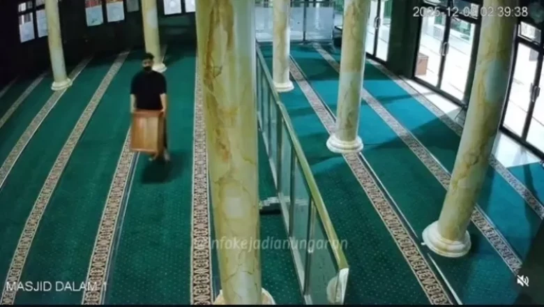 Warga Gagalkan Percobaan Pencurian Kotak Amal di Masjid Al-Hidayah Semarang Saat Dini Hari
