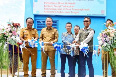 Bupati Kudus Resmikan Pamdes Canggih, Air Bersih Berbasis Energi Hijau Kini Jadi Nyata