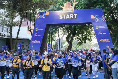 Ribuan ASN dan Warga Ramaikan Pati Korpri Fun Run 5K, Galang Donasi Rp100 Juta untuk Korban Banjir