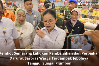 Pemkot Semarang Lakukan Pembersihan dan Perbaikan Darurat Sarpras Warga Terdampak Jebolnya Tanggul Sungai Plumbon