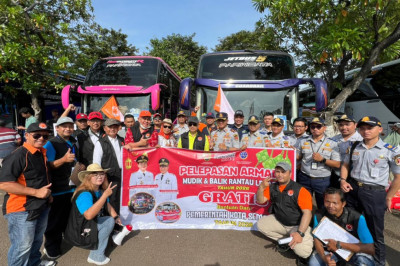 Pemkot Semarang Fasilitasi Mudik Gratis Bagi Warganya dari Jakarta ke Kota Semarang