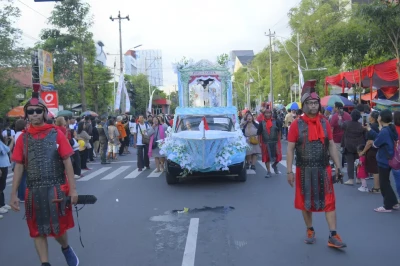 Jalan Ditutup! Karnaval Paskah Semarang 2026 Libatkan Ribuan Orang Lintas Agama
