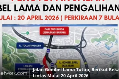 Jalan Gombel Lama Ditutup Mulai 20 April, Ini Rekayasa Lalu Lintas di Semarang