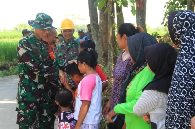 Sumur Bor TMMD Jadi Titik Kebersamaan TNI dan Warga Sragen