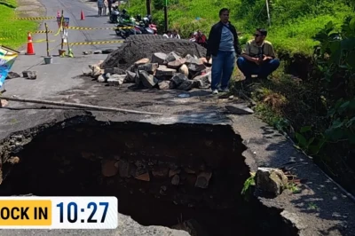 Jembatan Purwoyoso Ambles, Agustina Turun Langsung Kawal Perbaikan