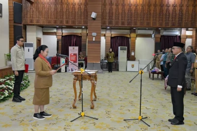 Lantik Handi Priyanto sebagai Sekda Kota Semarang, Begini Pesan Walikota Agustina Wilujeng