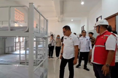 Sekda Handi Priyanto Cek Pembangunan Sekolah Rakyat, Progresnya Sudah 90 Persen