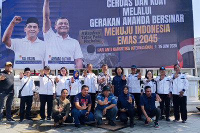 Peringati HANI 2026, Ditresnarkoba Polda Jateng dan LAN Jateng Edukasi Bahaya Narkoba di Lampu Merah Semarang