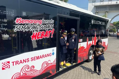 27 Bus Listrik Trans Semarang Meluncur, Laksana Siapkan Armada untuk Koridor Mangkang-Penggaron