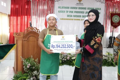 Dorong Kemandirian Ekonomi Desa Miskin Ekstrem, TP PKK dan Baznas Jateng Bekali Kader Ketrampilan Boga
