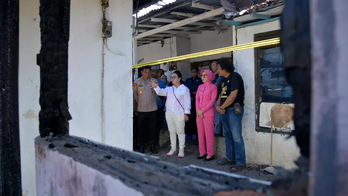 Walikota Agustina Wilujeng Dampingi Korban Kebakaran Aspol Semarang Utara dan Pastikan Pasokan Bantuan Aman
