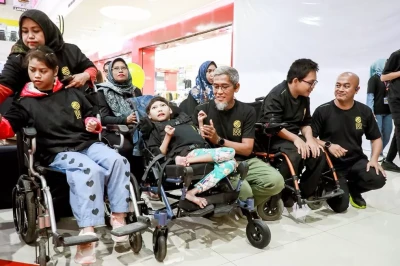 Lari Sambil Berbagi, Borobudur 100 Usung Misi Kemanusiaan untuk Anak Penyandang Cerebral Palsy
