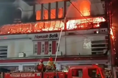 Hamzah Batik Malioboro Terbakar Dini Hari, Sempat Terdengar Dua Kali Ledakan