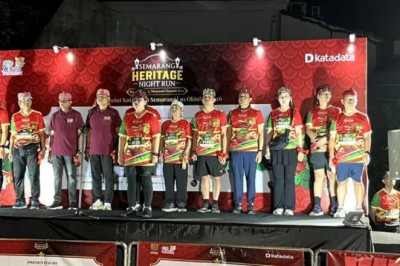 Semarang Heritage Night Run 2026, PDAM Tirta Moedal Hadirkan Booth Air Moedal